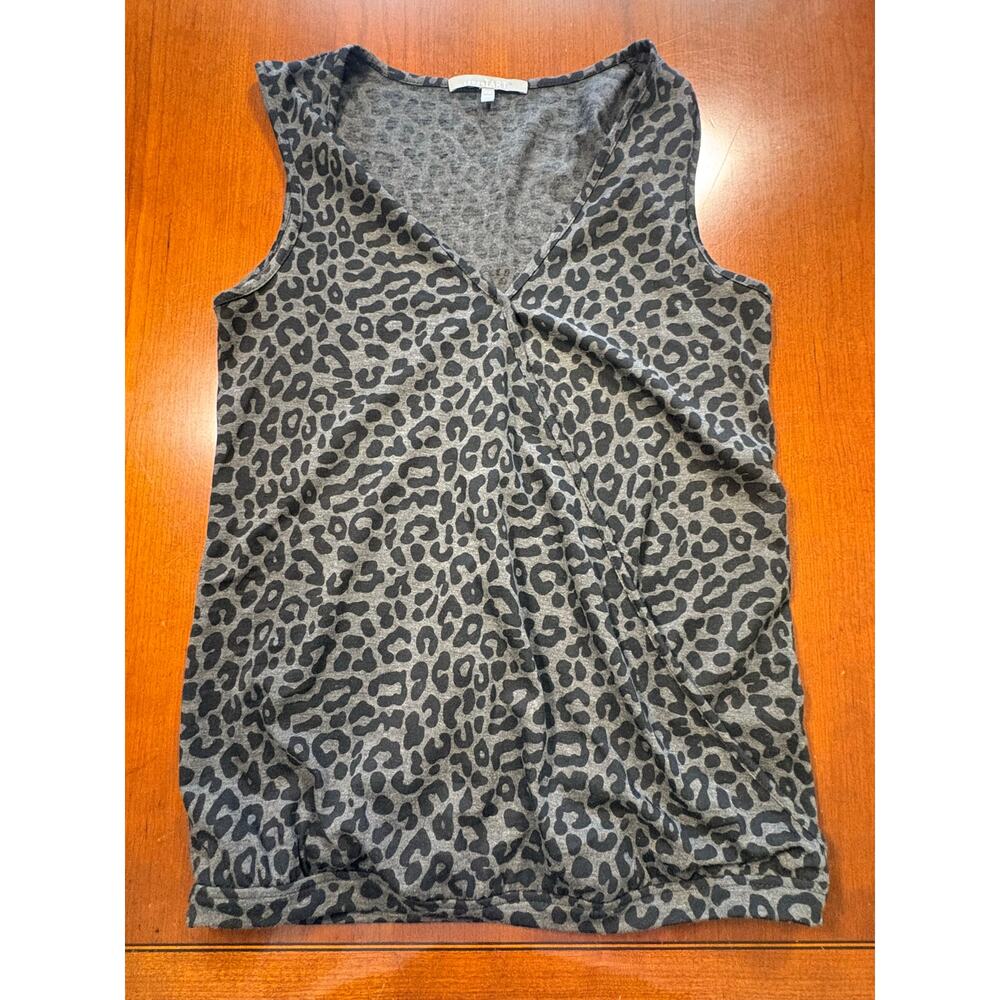 LemonTart Gray and Black Sleeveless Top Size XS
